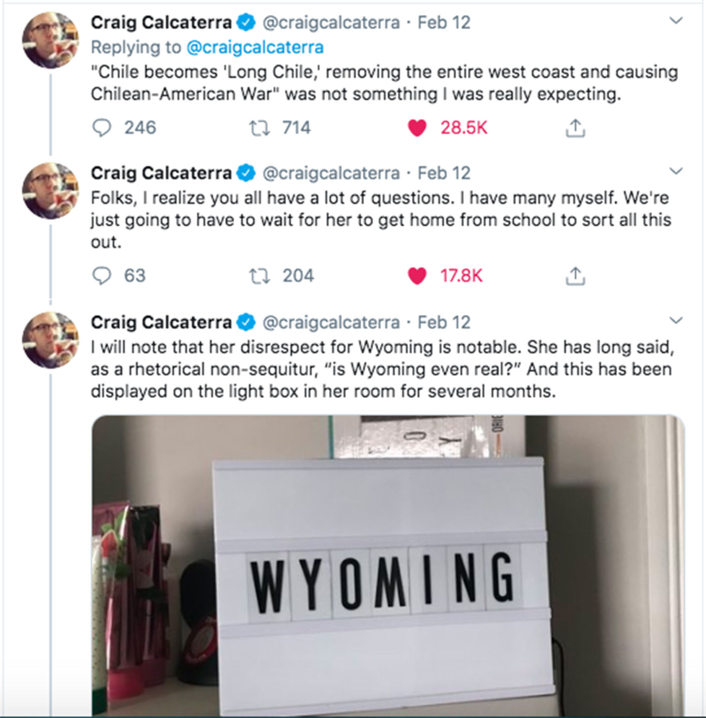 Wyoming isn't real